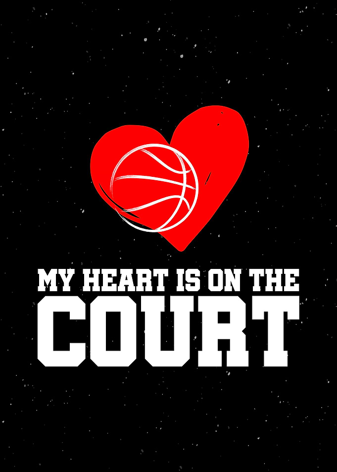 Basketball Court Wall Art