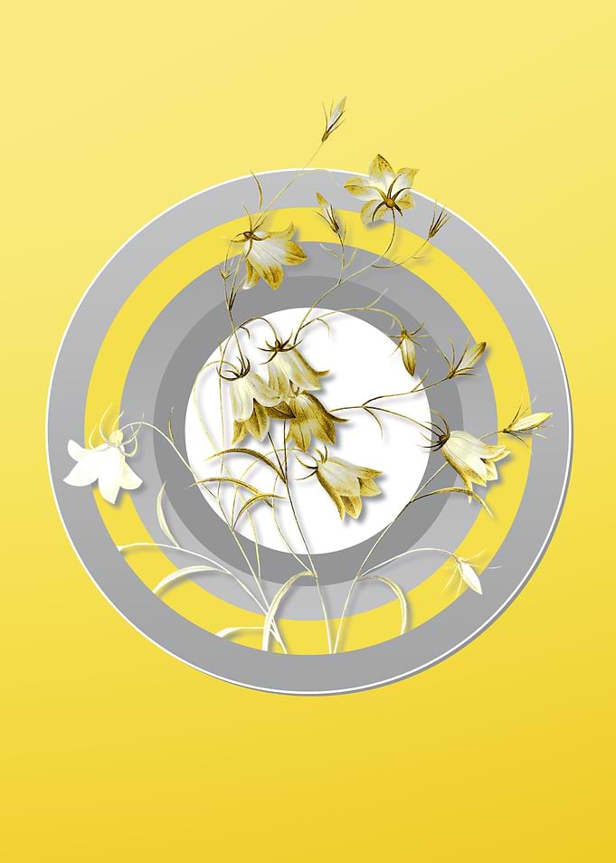 Yellow Floral Botanical