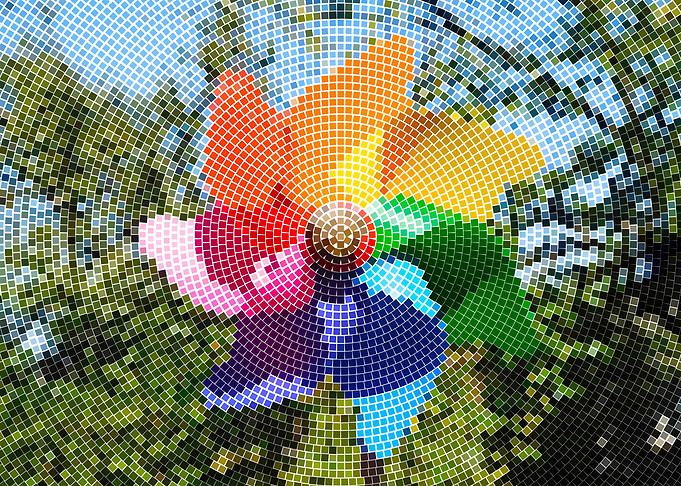 colorful windmill