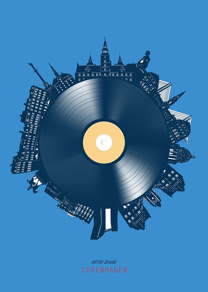 copenhagen vinyl blue