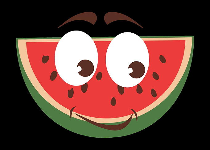 Watermelon Face Anime