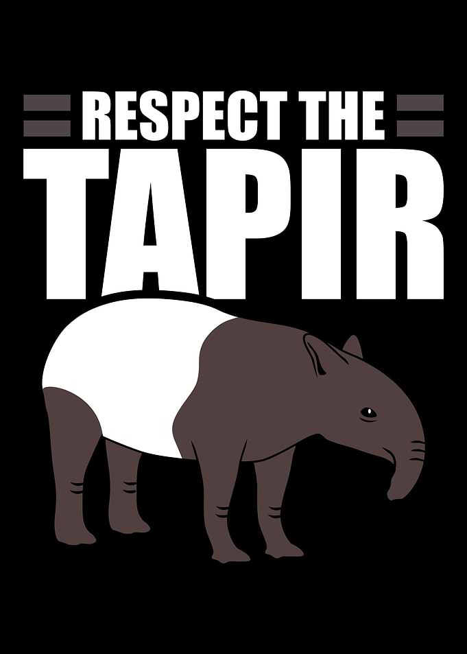 Tapir Mammal Cute Gift Ide
