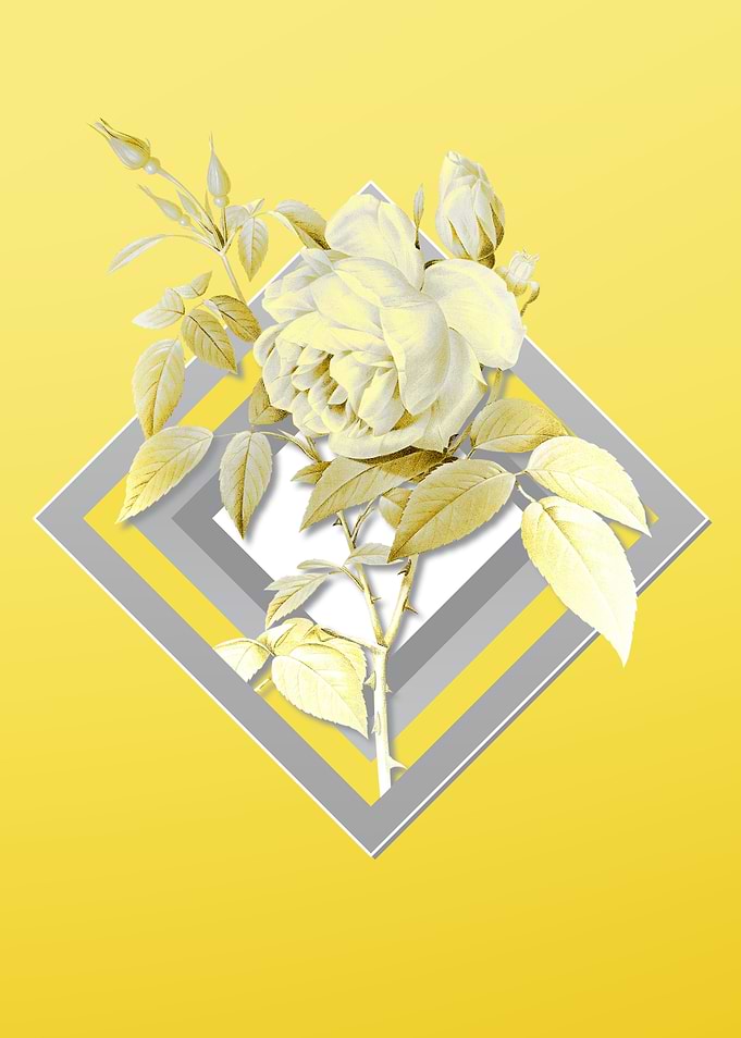 Illuminating Yellow Floral