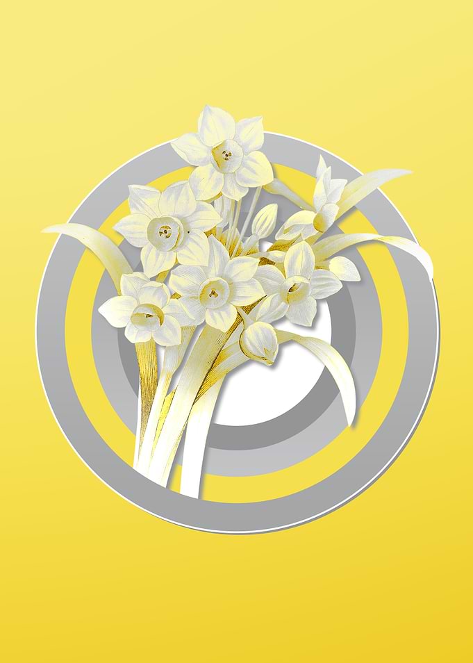 Yellow Floral Botanical
