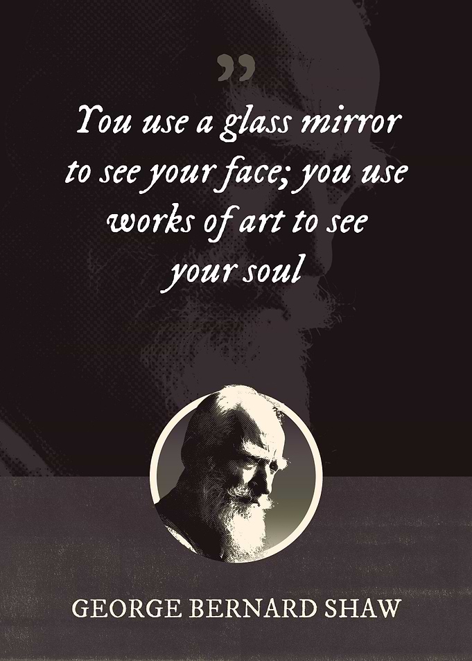 You use a glass mirror to