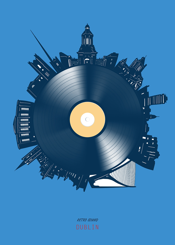 dublin vinyl blue