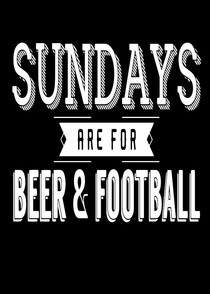 Football And Beer