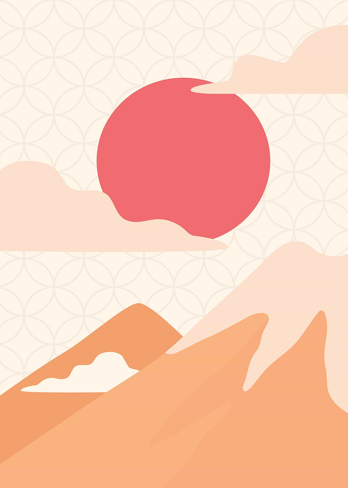 Red Sun Setting
