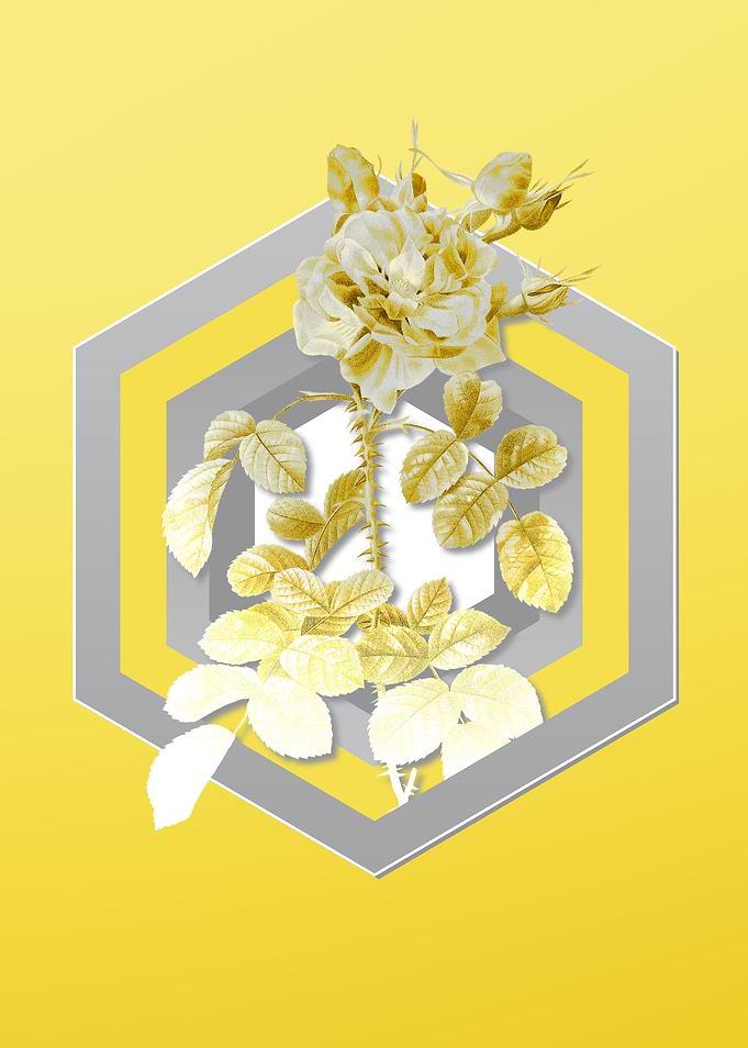 Illuminating Yellow Floral