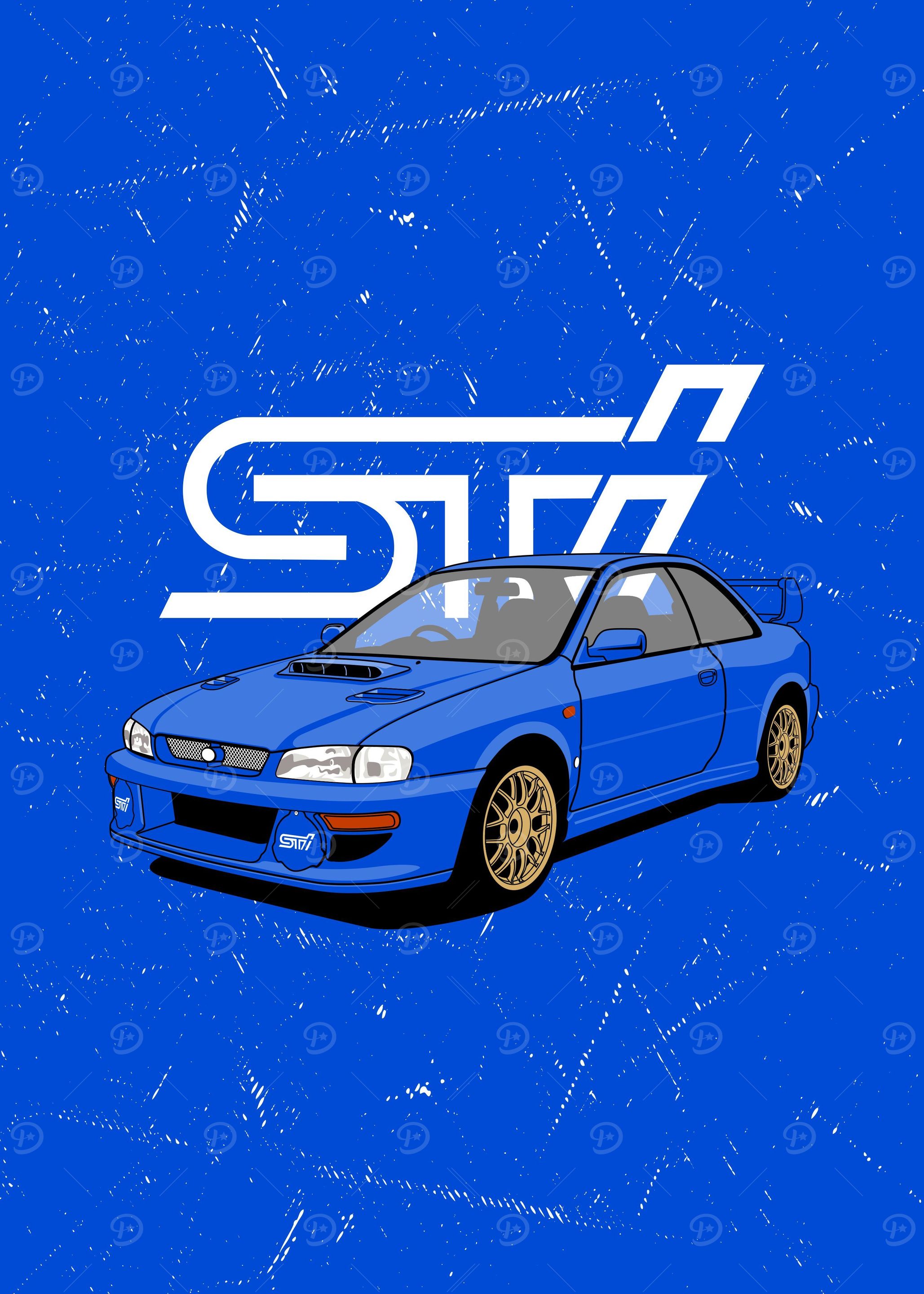 wrx sti blue