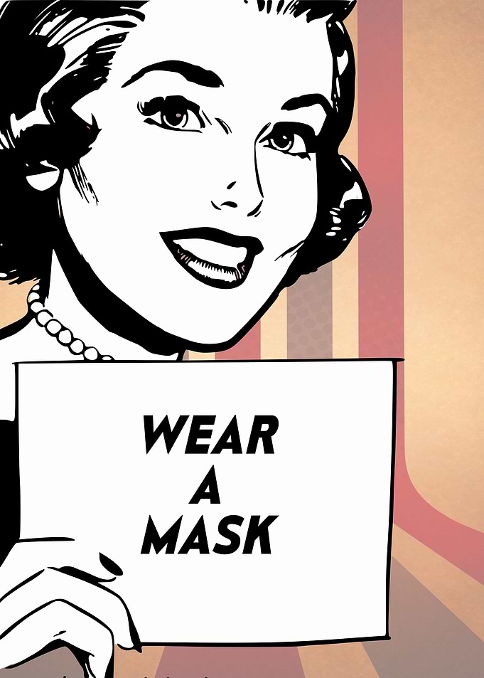 WEAR A MASK HOUSEWIFE