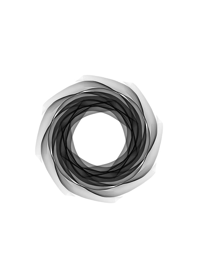 Abstract geometric circle