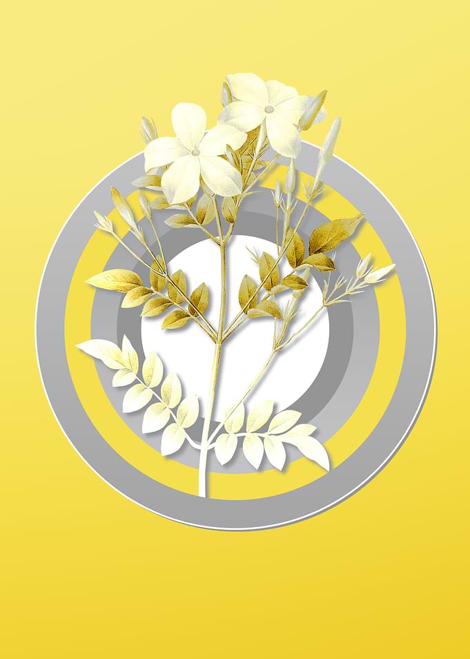 Yellow Floral Botanical