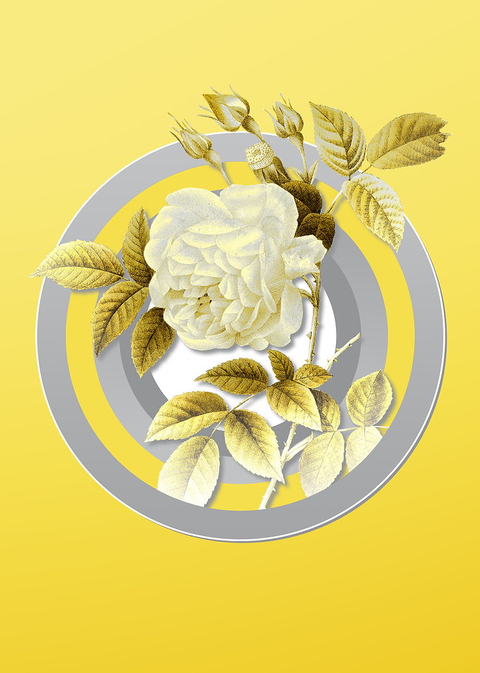 Yellow Floral Botanical