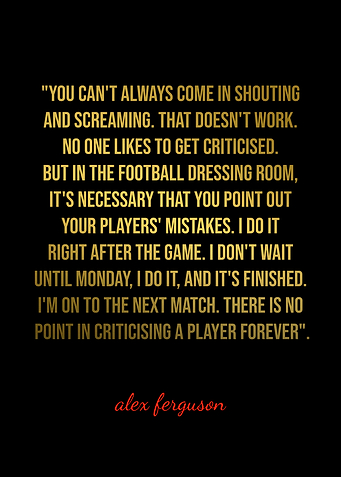 Alex Ferguson Quotes