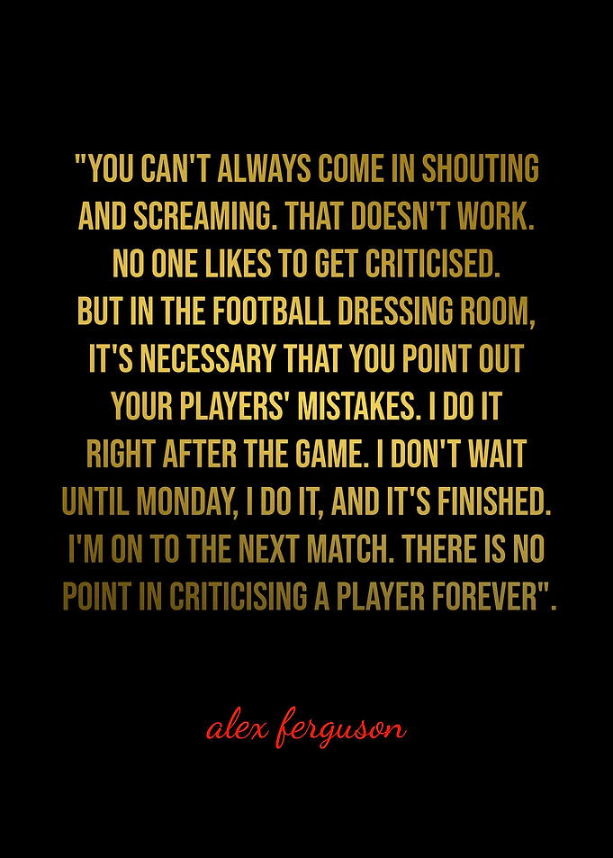 Alex Ferguson Quotes