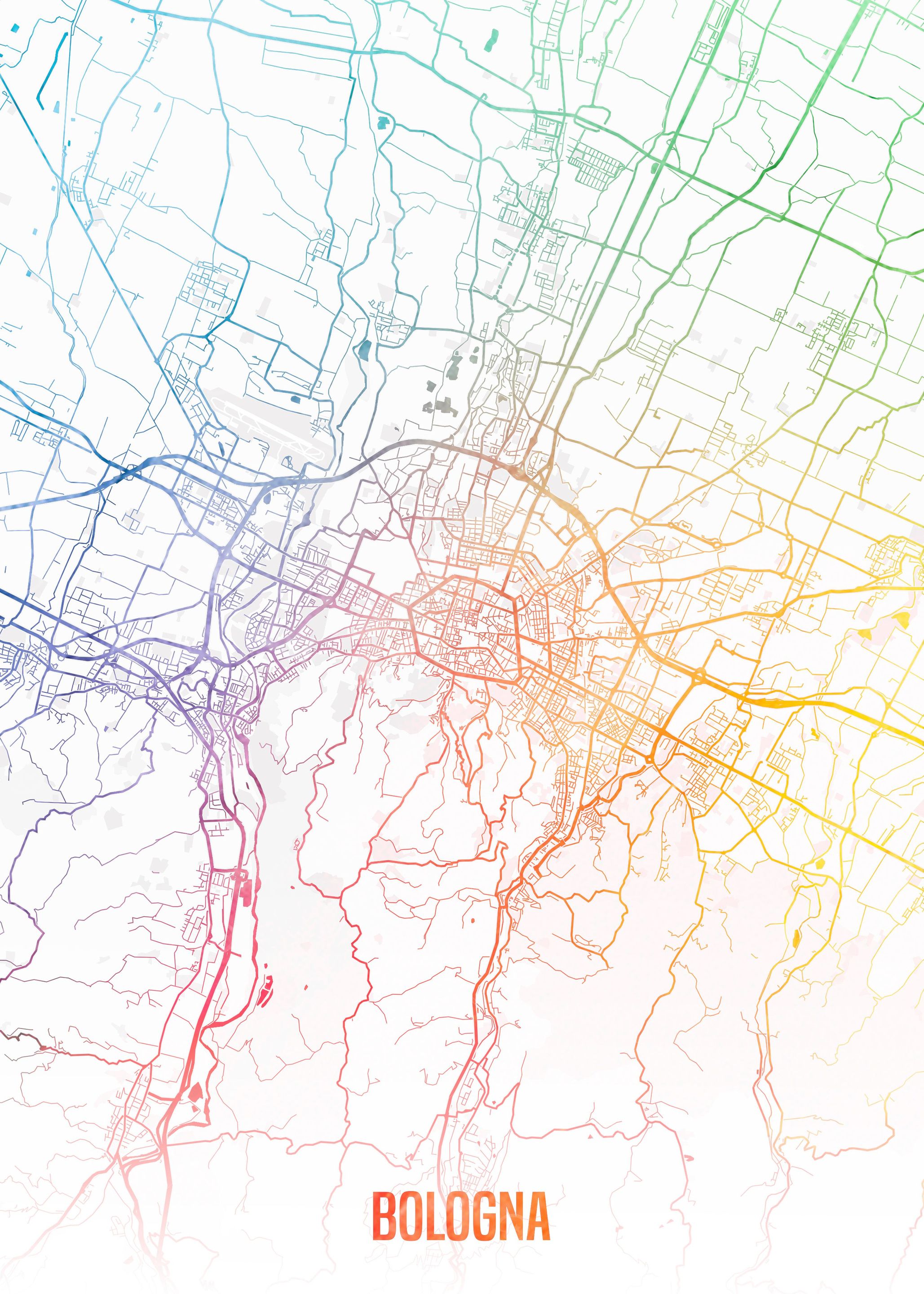 Bologna map