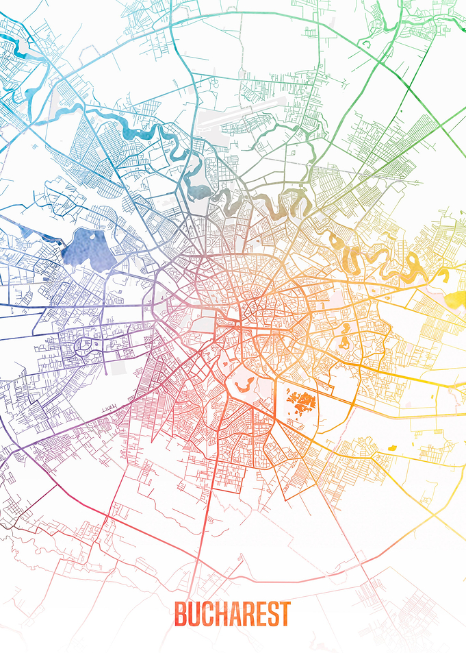 Bucharest map