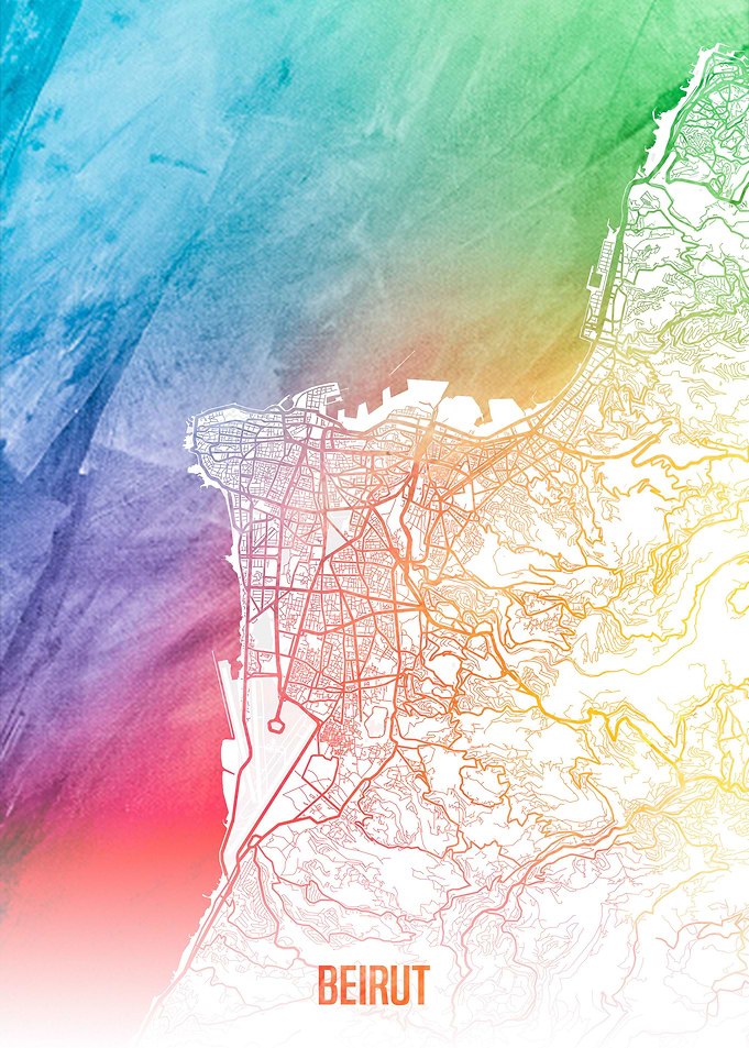 Beirut map