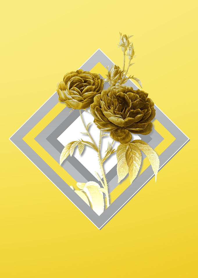 Yellow Floral Botanical