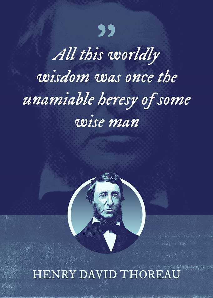 All this worldly wisdom