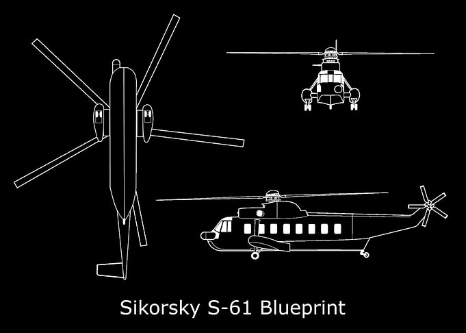 Sikorsky S61 Blueprint