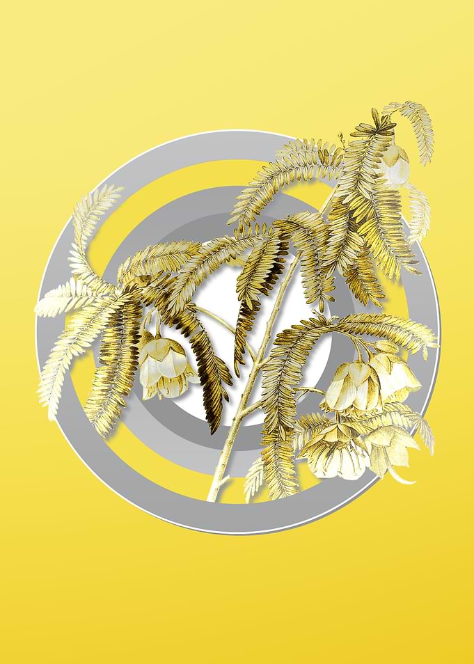 Yellow Floral Botanical