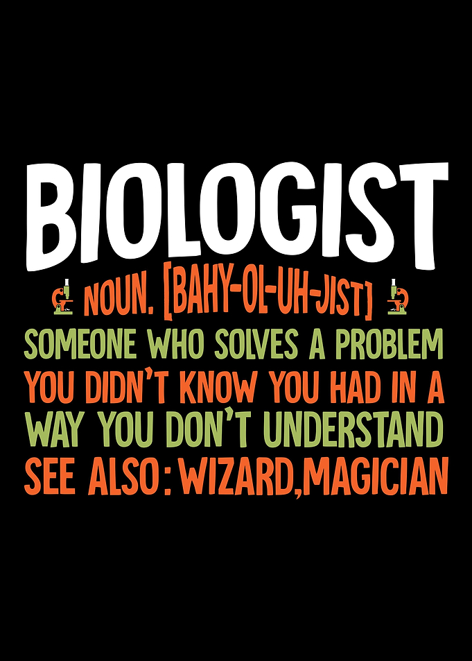 biologist biology funny ma
