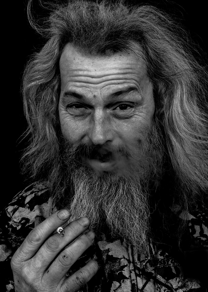 Long haired man