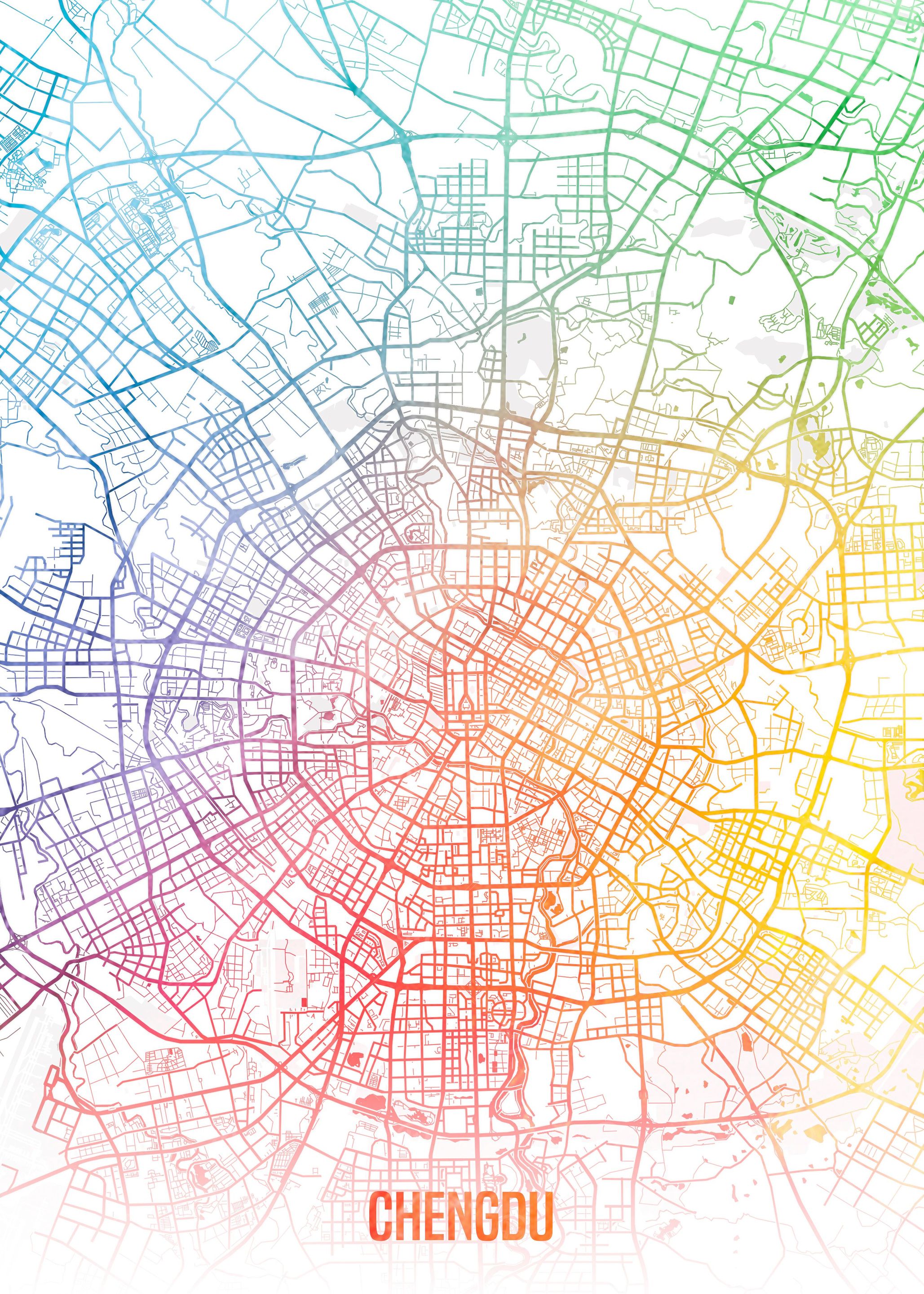 Chengdu map