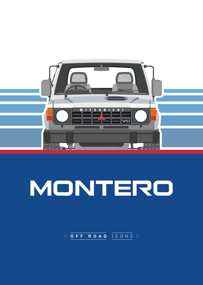 Montero blue and white