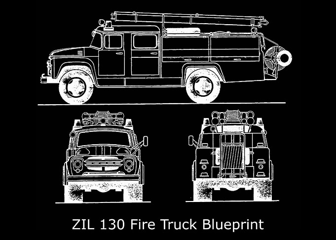 ZIL 130 Fire Truck