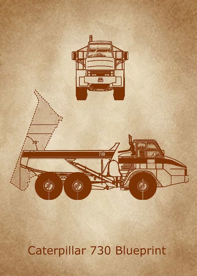 Caterpillar Blueprint old