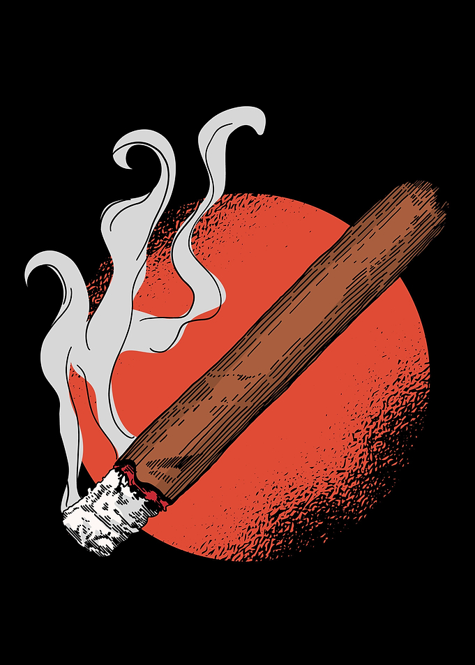 Lighted Cigar