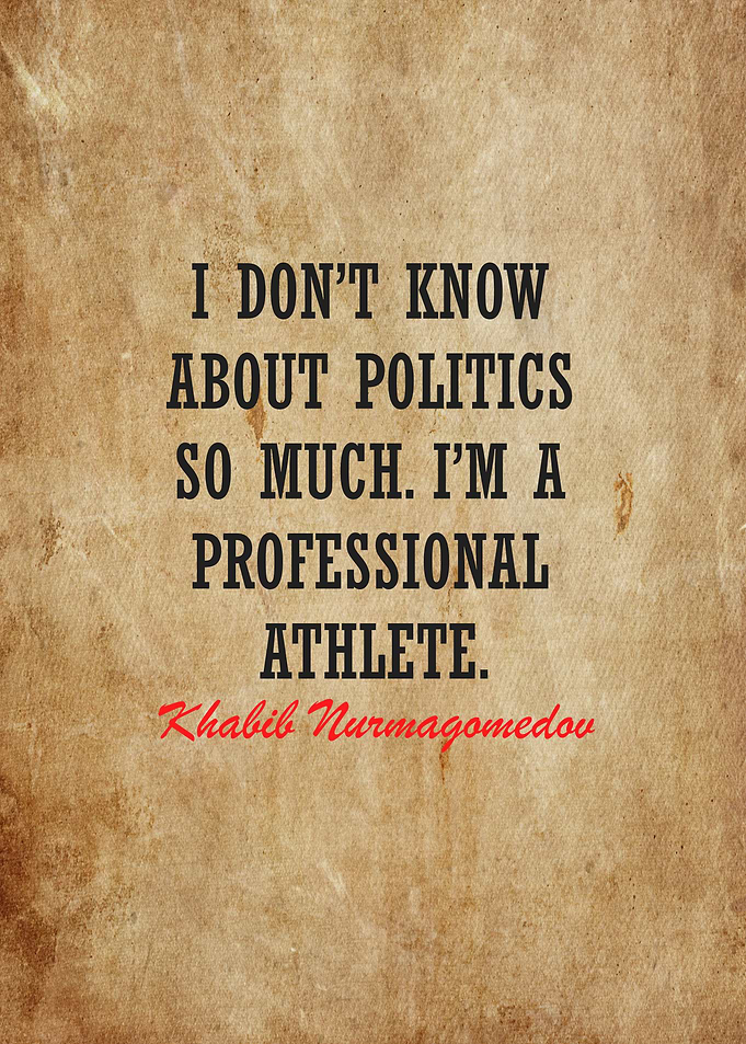 Khabib Nurmagomedov quotes