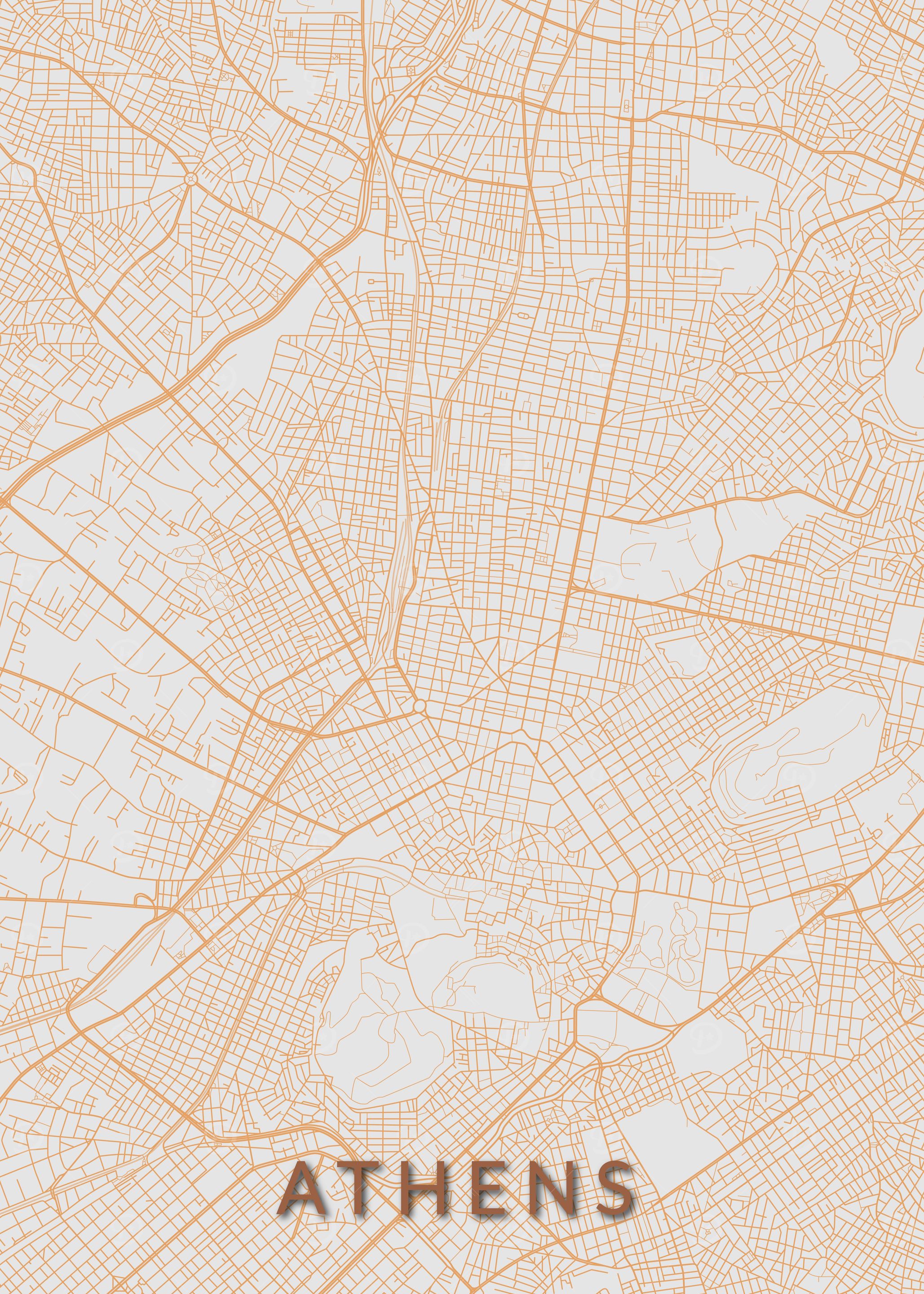 Athens Map