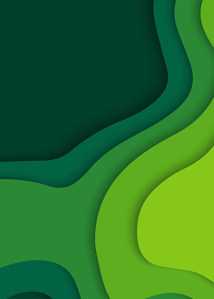 Green Paper Cut