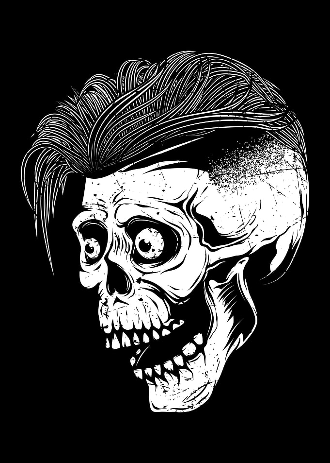 Hipster Skull