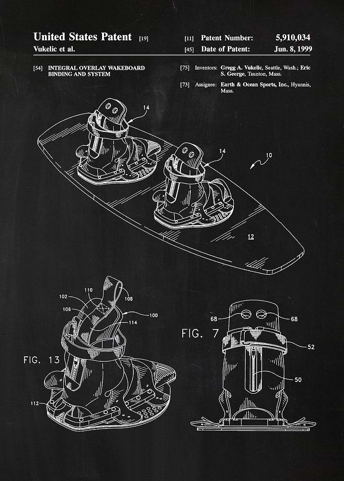 33 Wakeboard Patent 1999