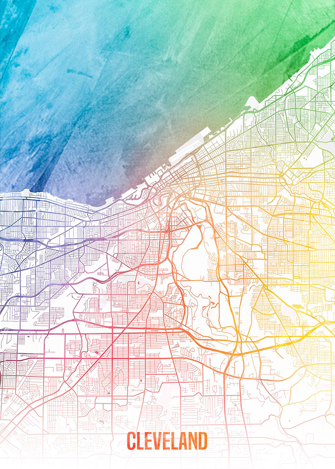 Cleveland map