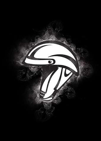 moto helmet smoky