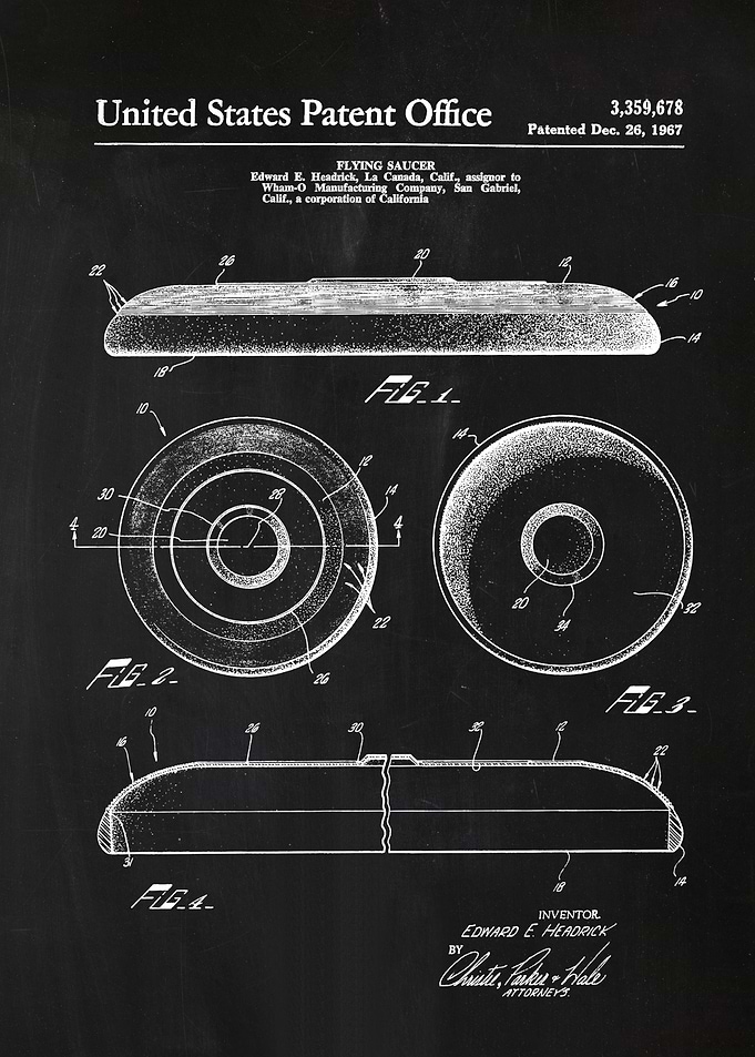 26 Flying Disc Patent