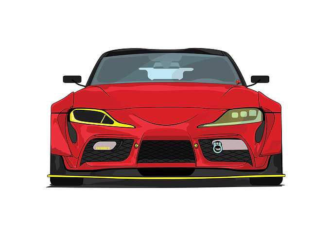 Toyota Supra A90 Pandem