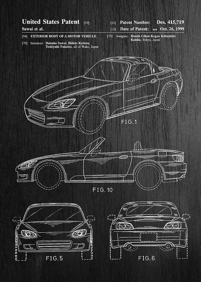 12 Honda S2000 Design Pat