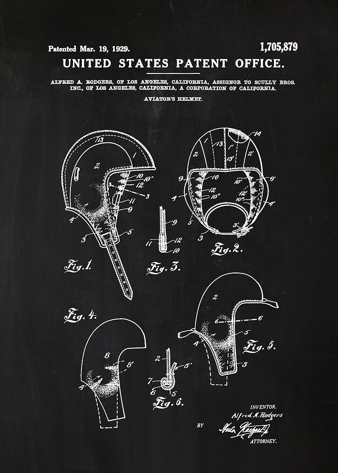 61 Aviators Helmet Paten