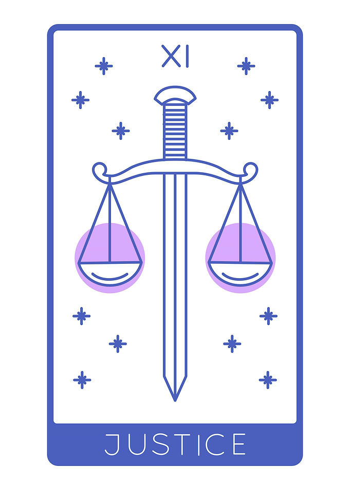 Tarot Card Justice