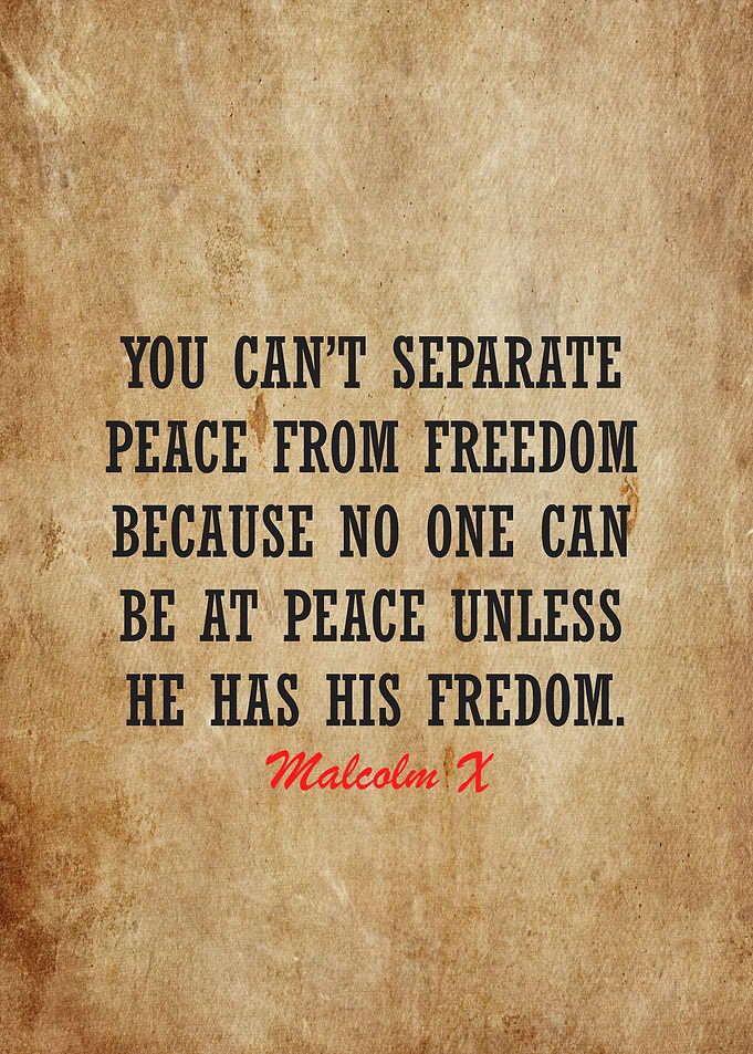 malcolm x quotes