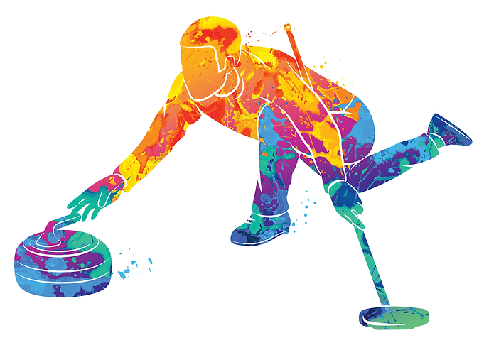 CURLING WATERCOLOR
