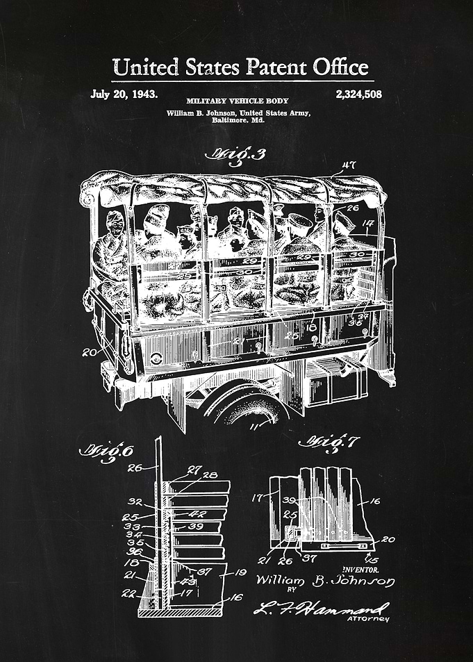 32 Military Truck Patent