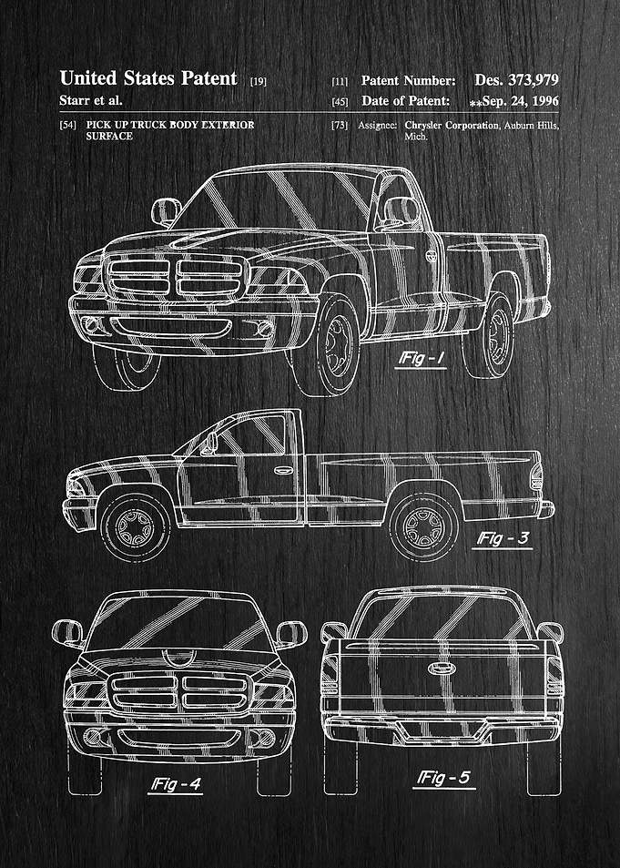 17 Dodge Ram Truck Patent